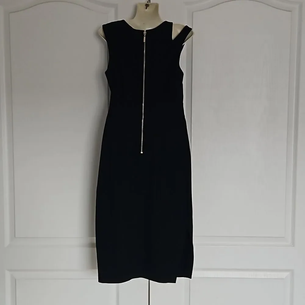 Marciano Ladies Bodycon Cut Out Midi Dress Small Black - Picture 3 of 16